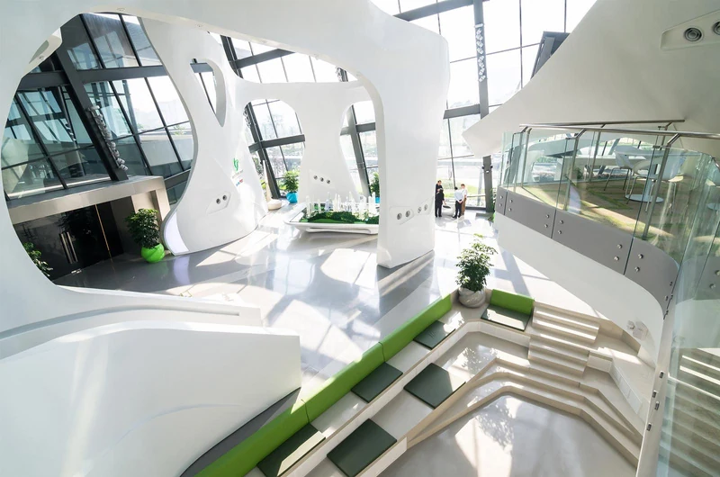 Interior views of Ice Gallery.