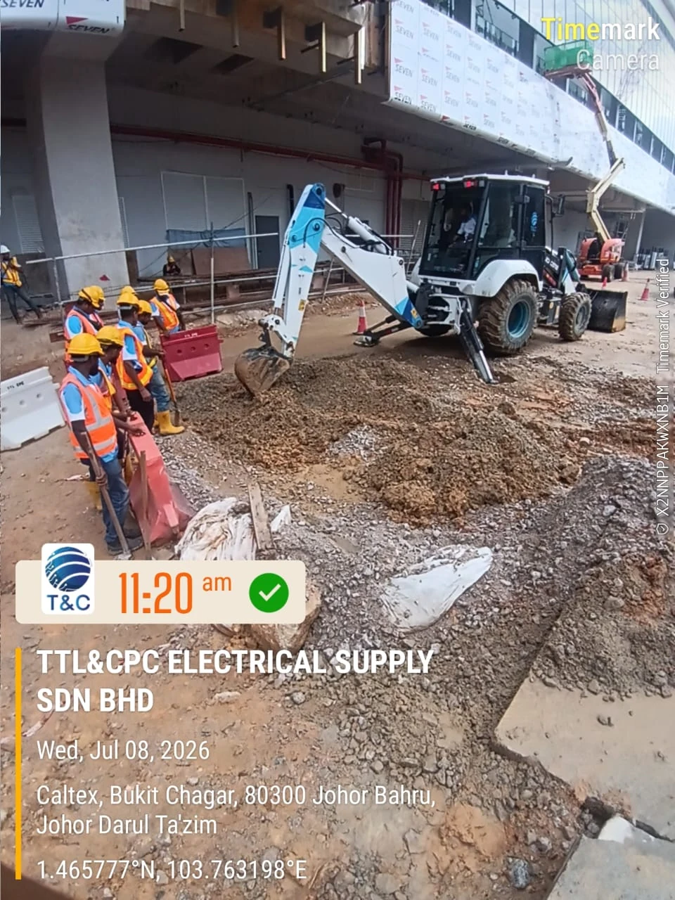 Excavation and site support at the MSPR development.